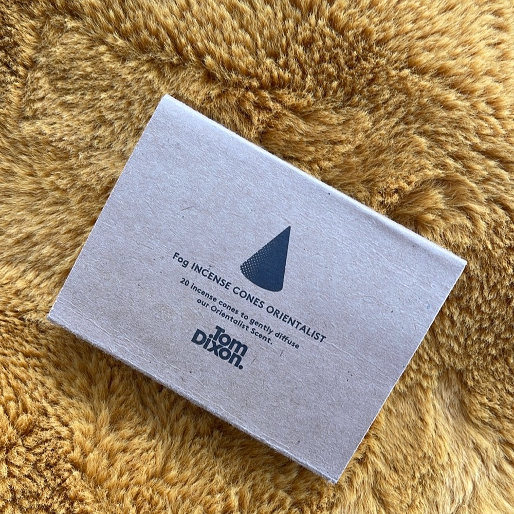 Tom Dixon fog incense cones orientalist
